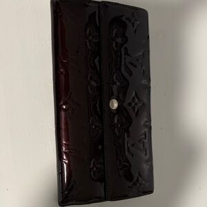 Louis Vuitton Glossy Deep Brown Wallet